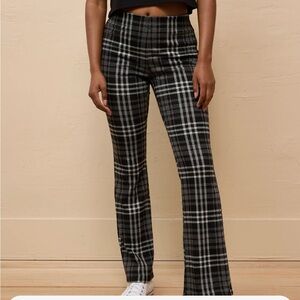NWT American Eagle Plaid Black and White Women's Pants
